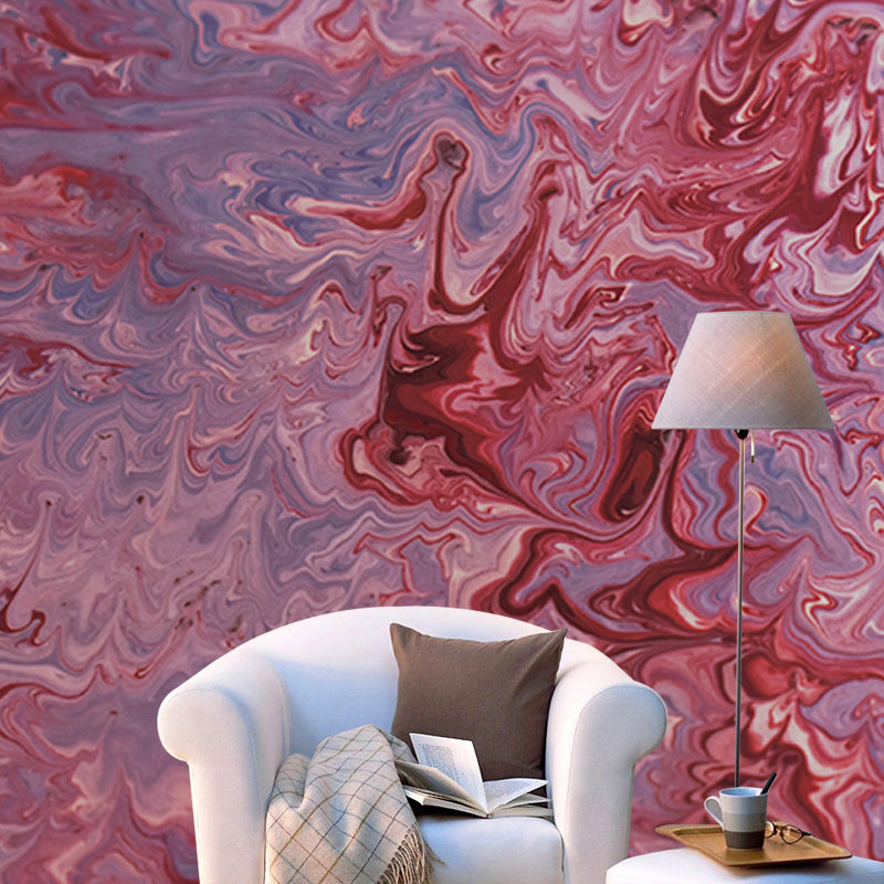 Modern Water Resistant Abstract Wall Mural for Living Room, Made to Measure