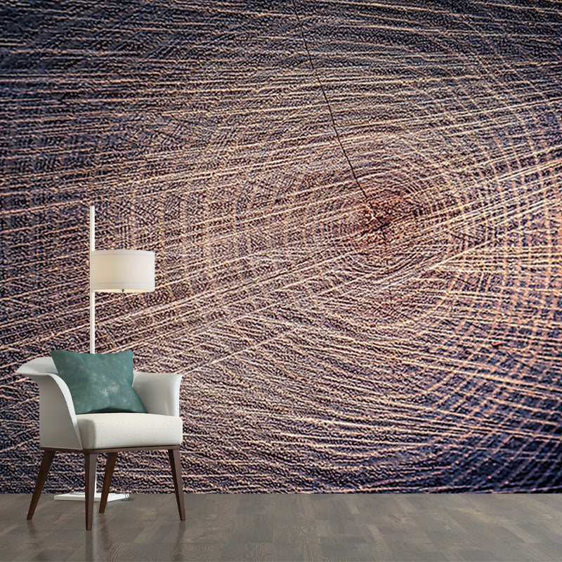 Wood Grain Industrial Style Mural Wallpaper Horizontal Photography Room Wall Art