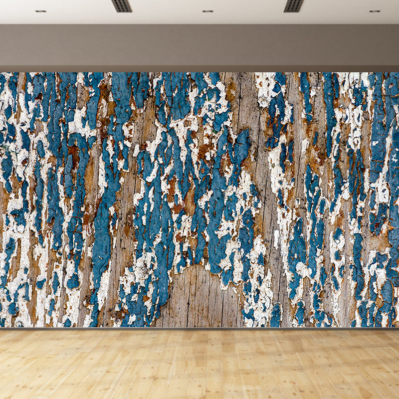 Industrial Wood Grain Mural Wallpaper Horizontal Photography Living Room Wall Art