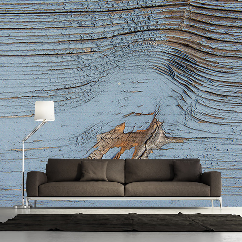 Industrial Style Wood Grain Mural Wallpaper Horizontal Photography Living Room Wall Art