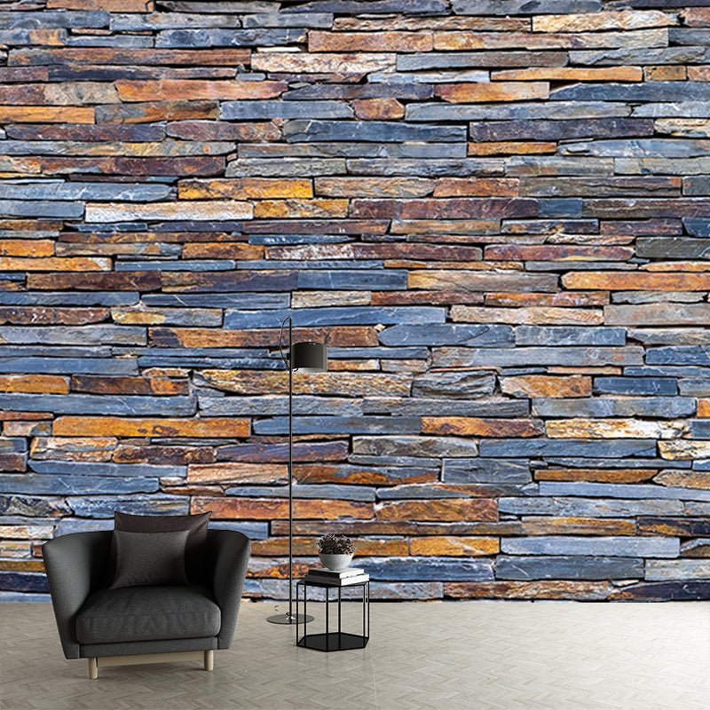 Industrial Style Brick Wall Mural Wallpaper Horizontal Photography Bathroom Wall Art