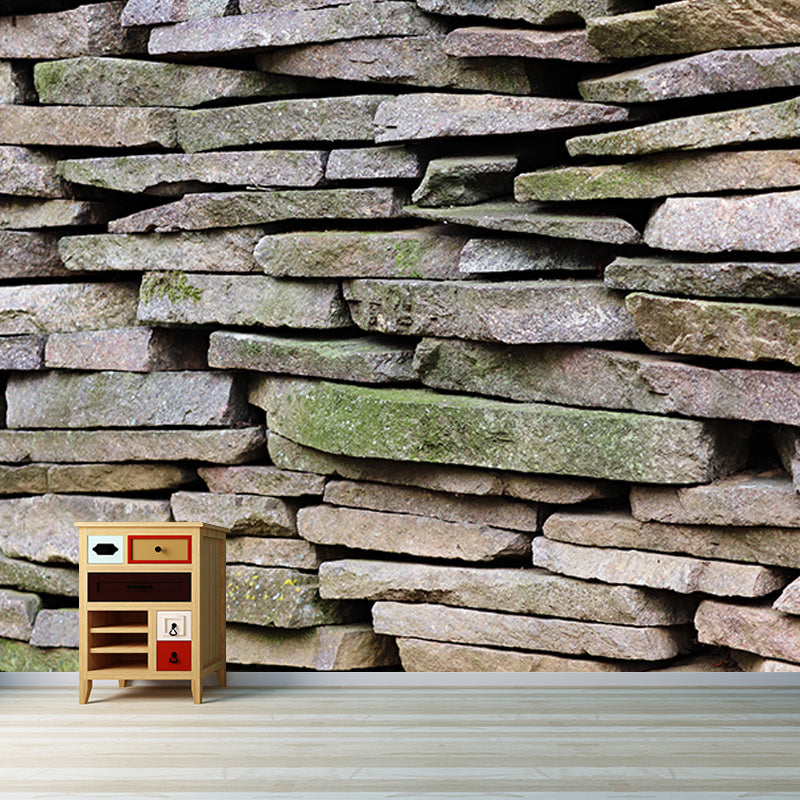 Photography Industrial Style Brick Wall Mural Wallpaper Horizontal Room Wall Art