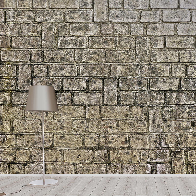 Brick Wall Mural Industrial Wallpaper Horizontal Photography Living Room Wall Covering