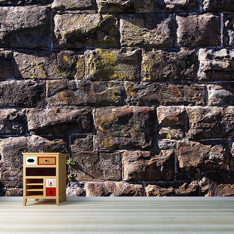 Wall Art Brick Wall Industrial Style Mural Wallpaper Horizontal Photography Living Room