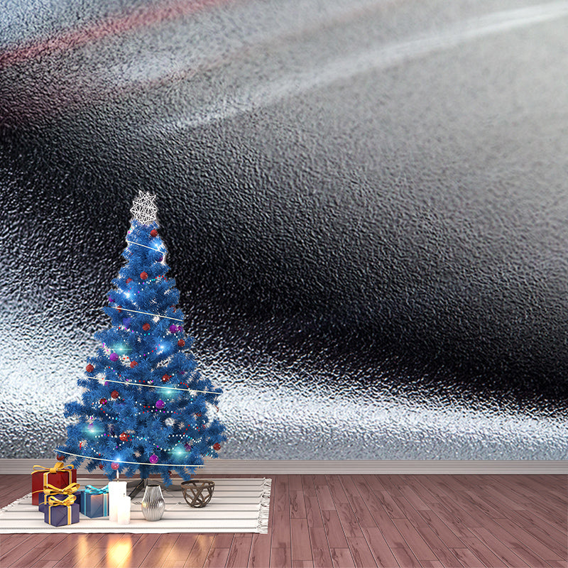 Industrial Style Metal Mural Wallpaper Horizontal Photography Living Room Wall Covering