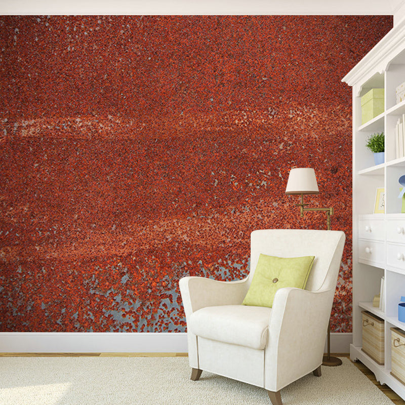 Industrial Style Metal Mural Wallpaper Horizontal Photography Living Room Wall Covering