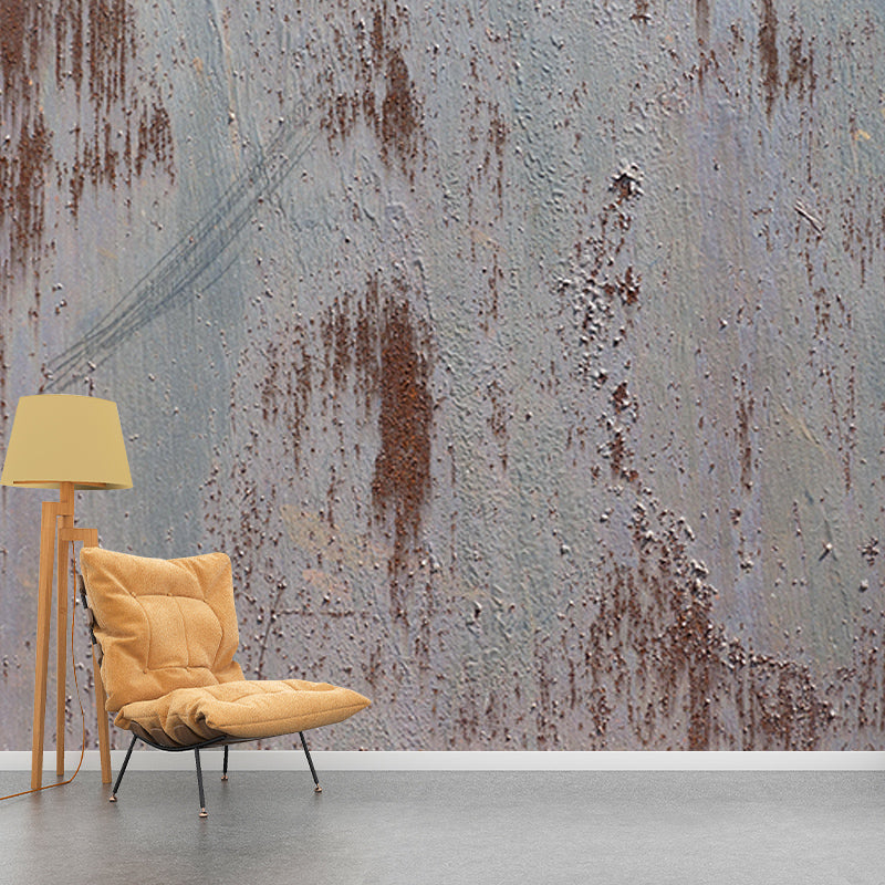 Living Room Industrial Metal Wall Mural Wallpaper Horizontal Photography Wall Covering