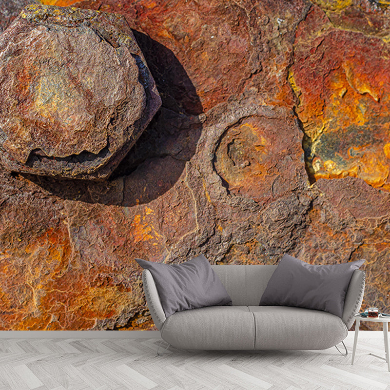 Metal Mural Industrial Style Wallpaper Horizontal Photography Living Room Wall Art