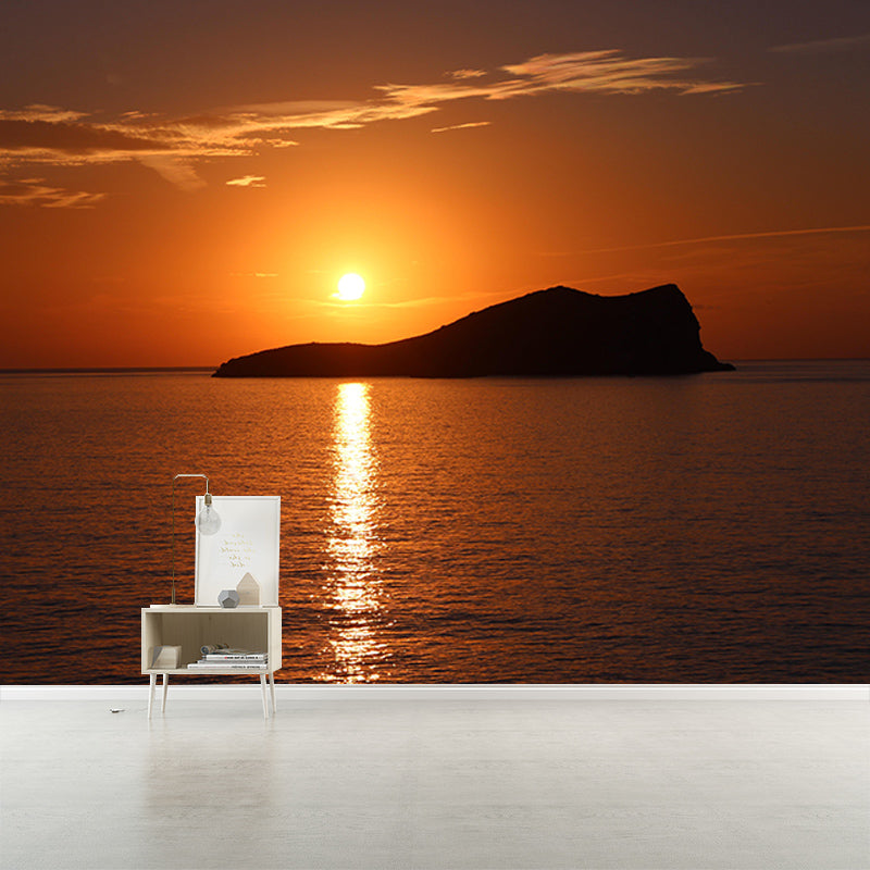 Romantic Photography Sea Wall Mural Wallpaper Sitting Room Wall Art