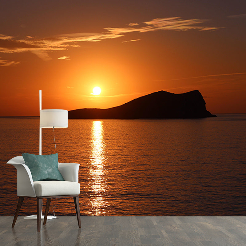 Romantic Photography Sea Wall Mural Wallpaper Sitting Room Wall Art