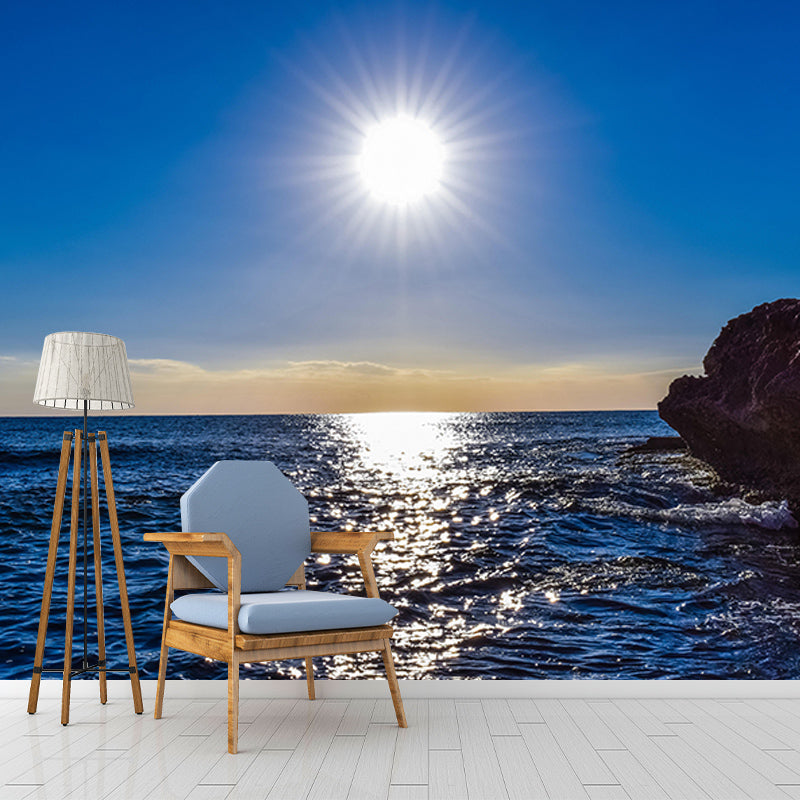 Contemporary Photography Sea Wall Mural Wallpaper Bathroom Wall Covering