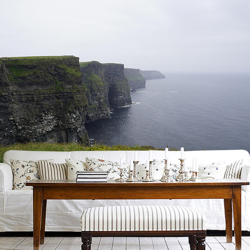 Contemporary Photography Sea Wall Mural Wallpaper Bathroom Wall Covering