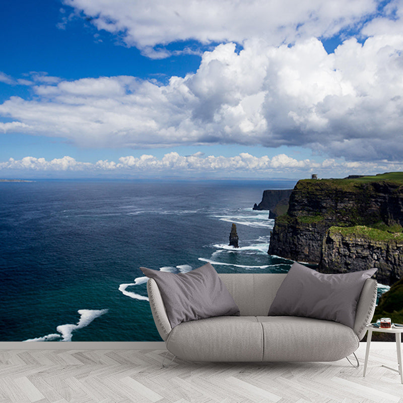 Contemporary Photography Sea Wall Mural Wallpaper Living Room Wall Covering