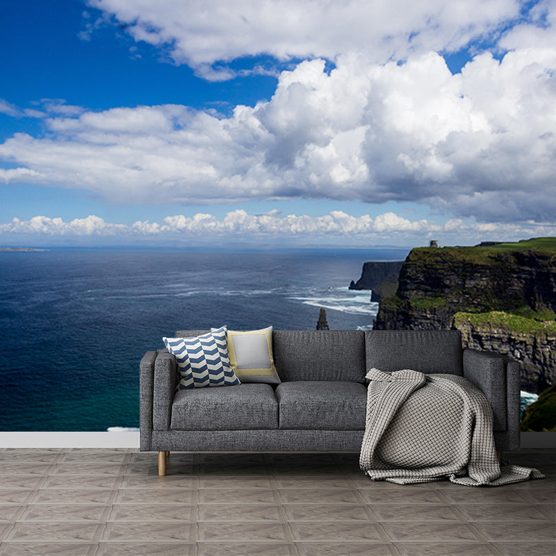 Contemporary Photography Sea Wall Mural Wallpaper Living Room Wall Covering