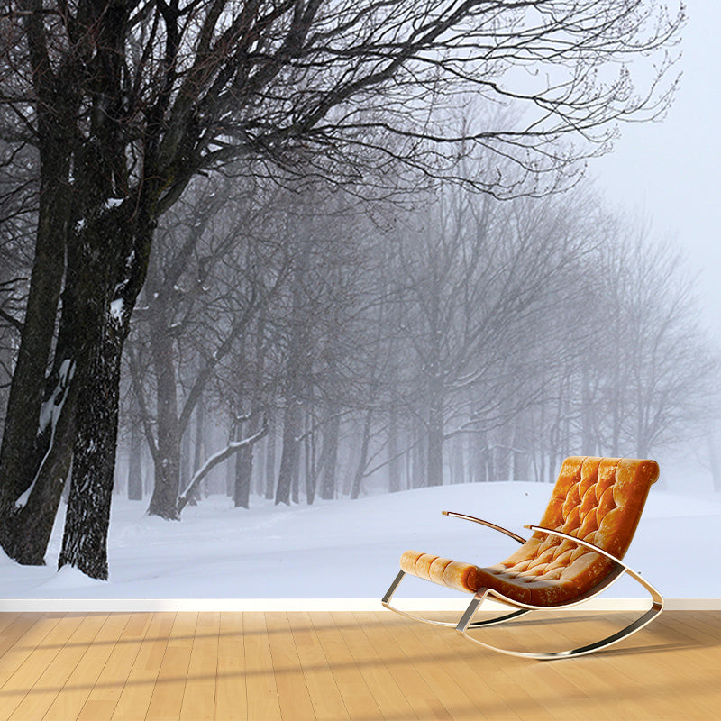 Forest Wallpaper Contemporary Photography Wall Mural Sitting Room Wall Covering