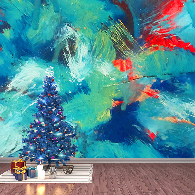 Abstract Wall Covering for Living Room Water Resistant Mural Wallpaper