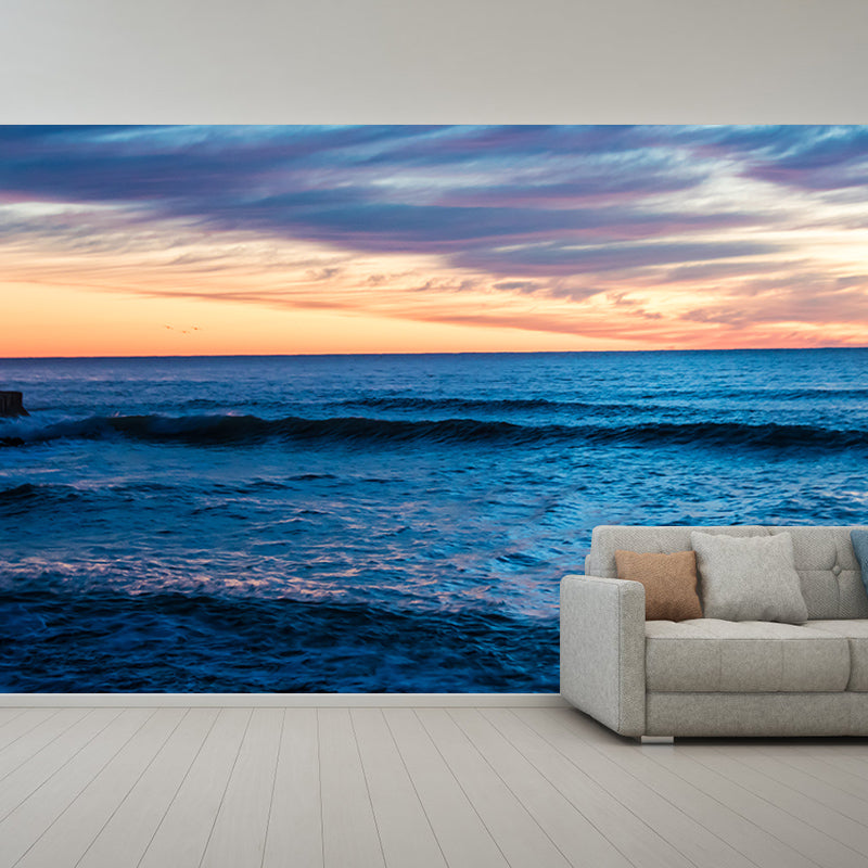 Tropical Beach Mural Wallpaper for Bedroom Decor Moisture Resistant, Made to Measure