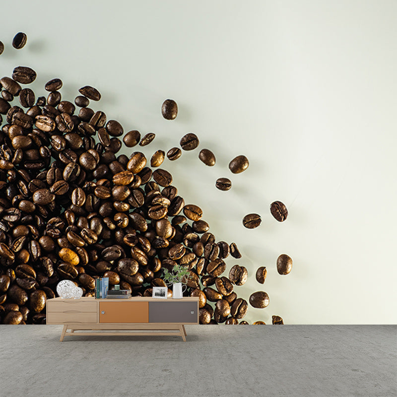 Fragrant Coffee Water Resistant Mural Coffee Shop Wall Decoration, Made to Measure