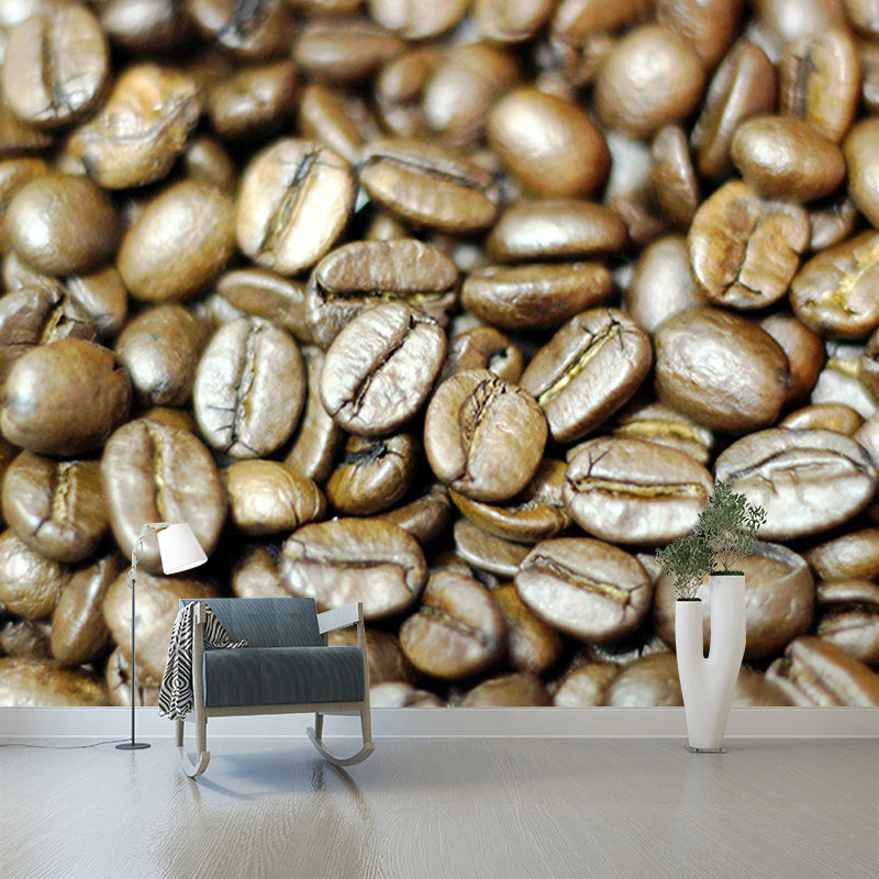 Fragrant Coffee Water Resistant Mural Coffee Shop Wall Decoration, Made to Measure