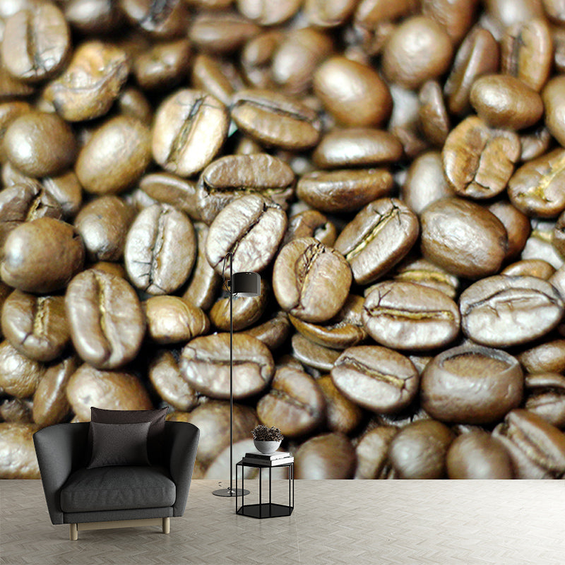 Fragrant Coffee Water Resistant Mural Coffee Shop Wall Decoration, Made to Measure