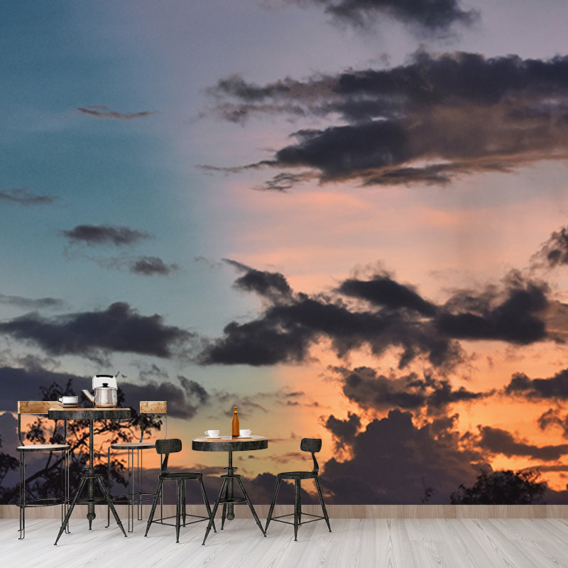 Sky Wall Mural Decal for Gust Room Moisture Resistant, Custom Size Available