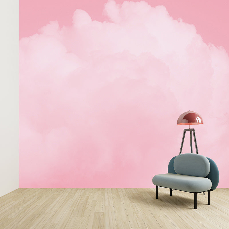 Simple Blue Sky Guest Room Home Decor Wall Mural Wallpaper, Moisture Resistant