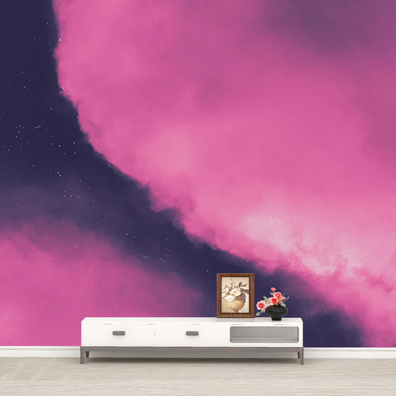 Simple Blue Sky Guest Room Home Decor Wall Mural Wallpaper, Moisture Resistant