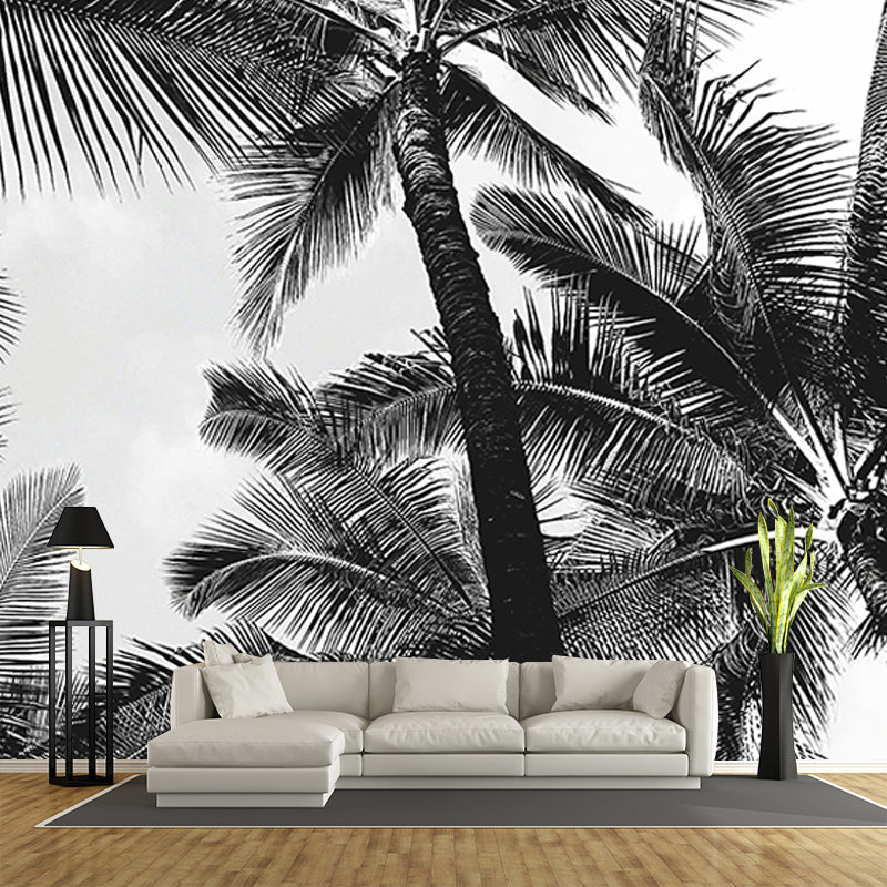 Tropical Trees Plant Wall Covering for Living Room Bedroom Home Decor, Customized Size