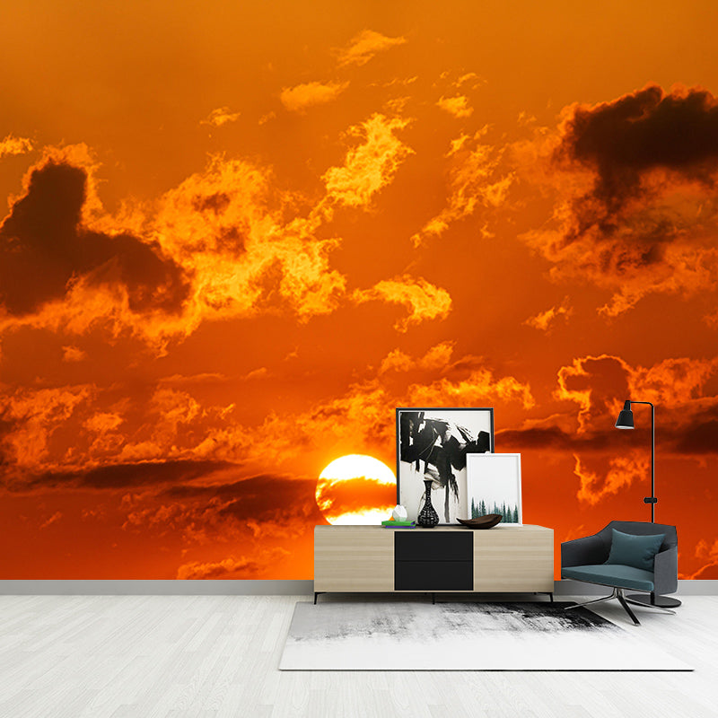 Mildew Resistant Mural Wallpaper Sky Landscapes Pattern for Wall Decor