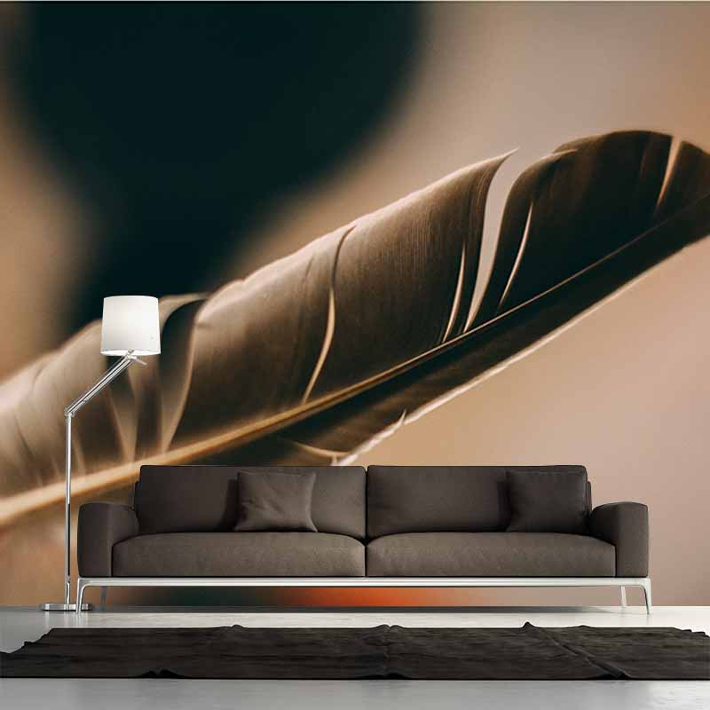 Simple Feather Photography Wall Murals Moisture Resistant, Made to Measure