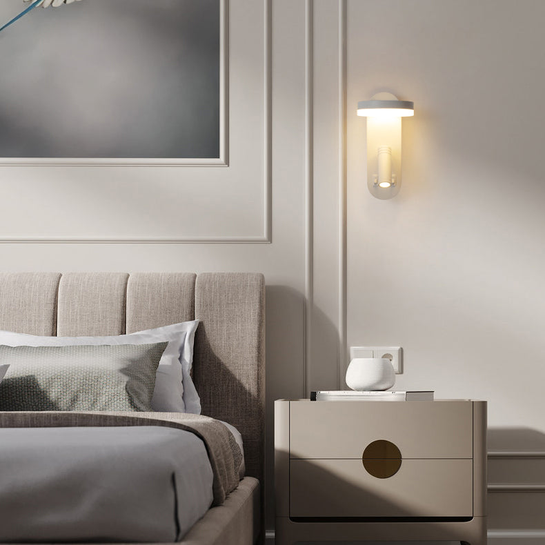 2 lichten Geometrische leeswand Licht Moderne stijl Metalen wandmontage Lichtmontage