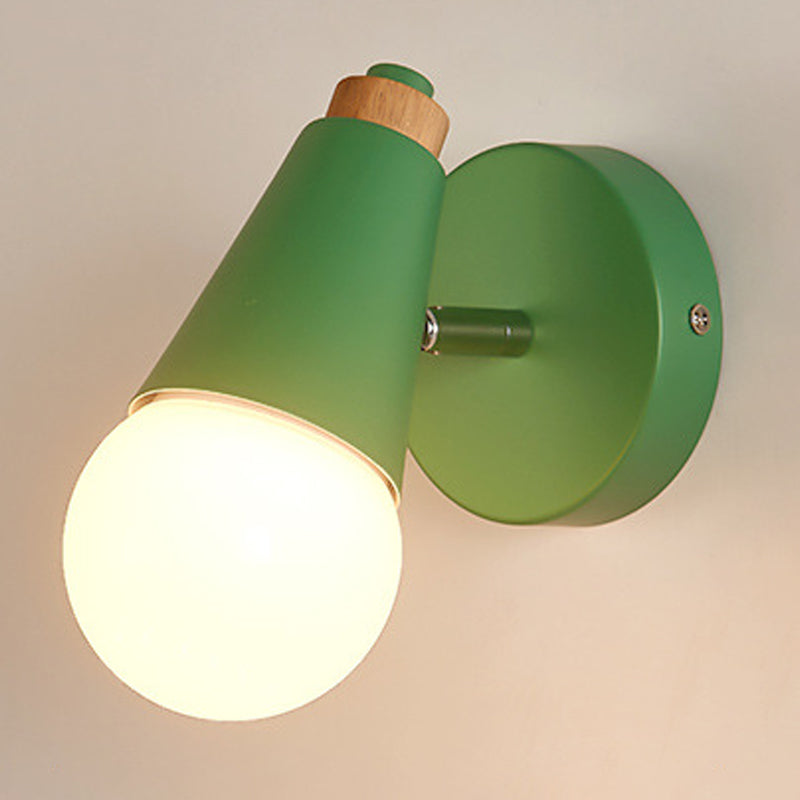 Lámpara de pared geométrica de estilo moderno metal 1 lámpara de luz de luz