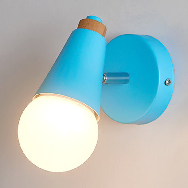 Lámpara de pared geométrica de estilo moderno metal 1 lámpara de luz de luz