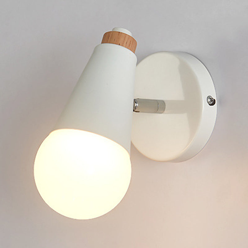 Lámpara de pared geométrica de estilo moderno metal 1 lámpara de luz de luz