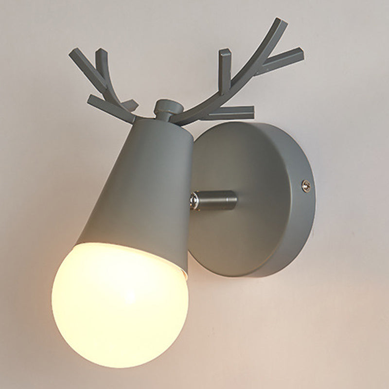 Lámpara de pared geométrica de estilo moderno metal 1 lámpara de luz de luz