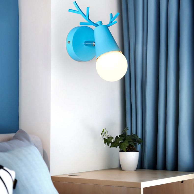 Lámpara de pared geométrica de estilo moderno metal 1 lámpara de luz de luz