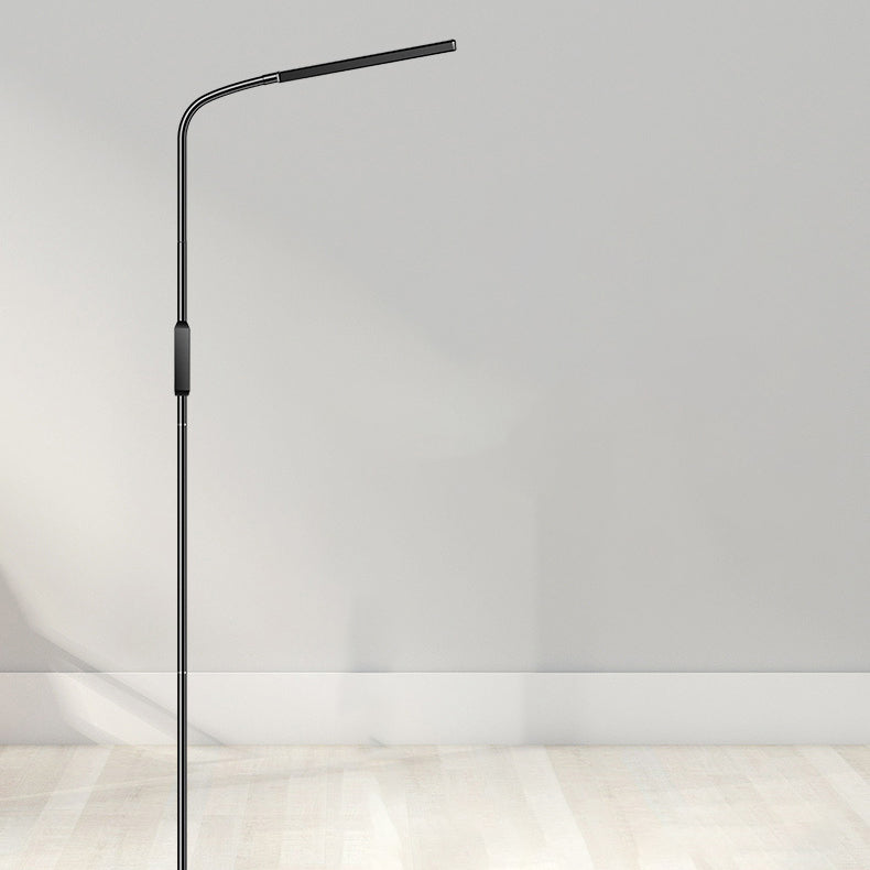1 Light Linear Floor Lamps Modern Metal Standard Lamps for Living Room