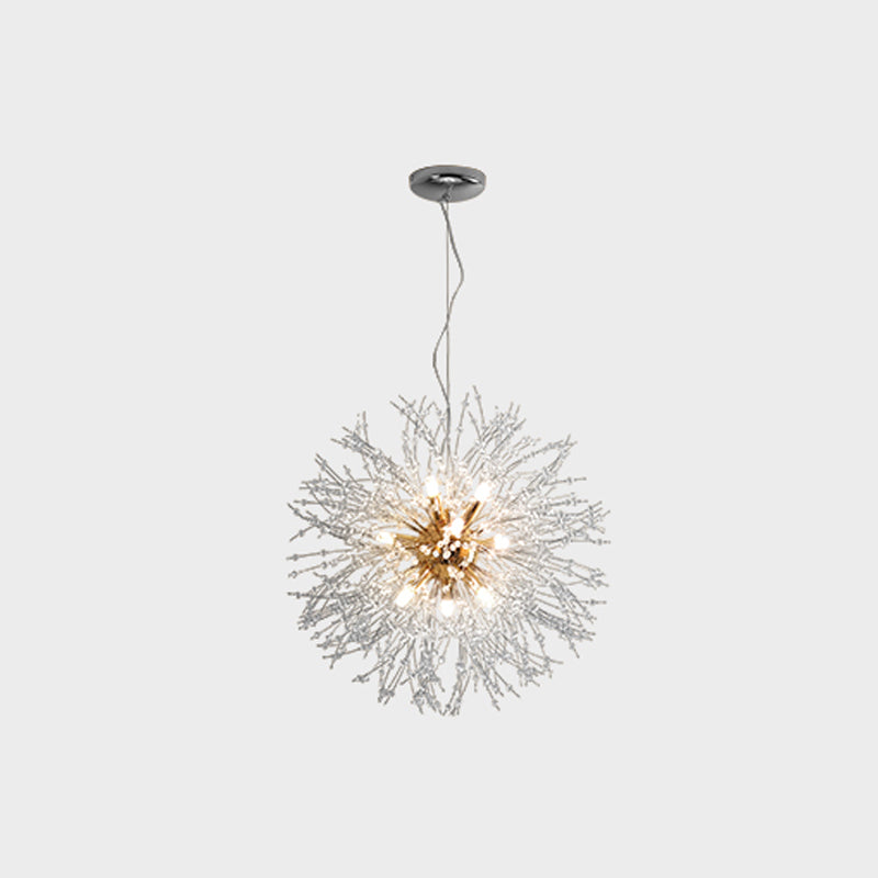 Lámparas de lámparas de araña de metal modernas Dandelion Multi-head Suspension Lamps