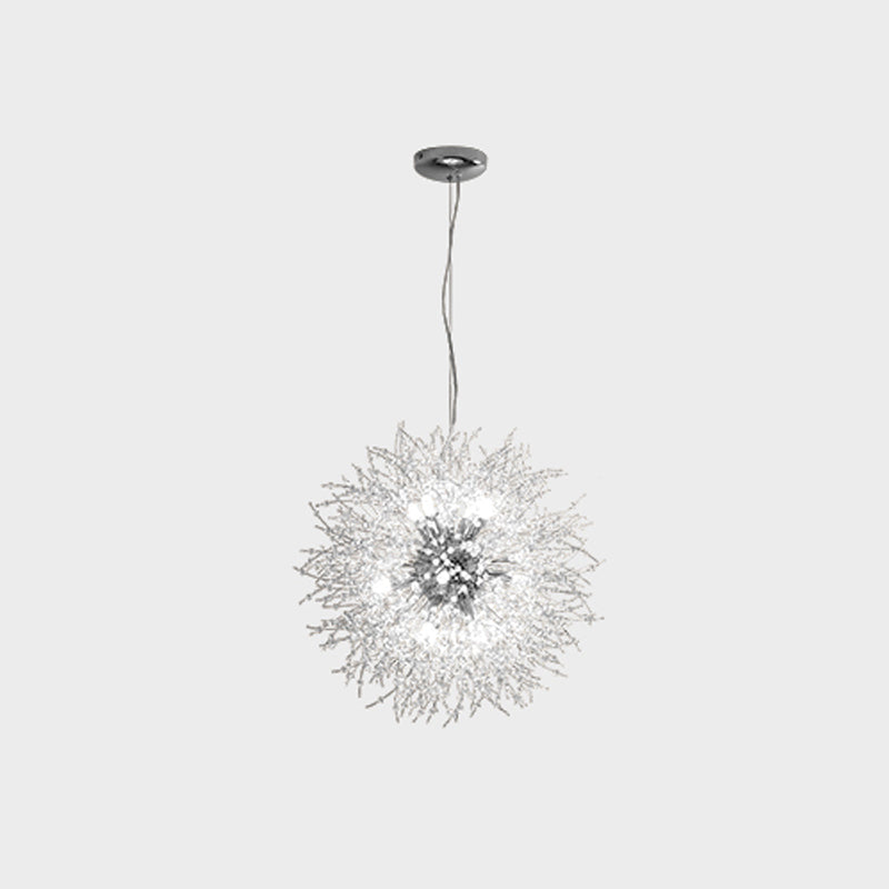 Lámparas de lámparas de araña de metal modernas Dandelion Multi-head Suspension Lamps