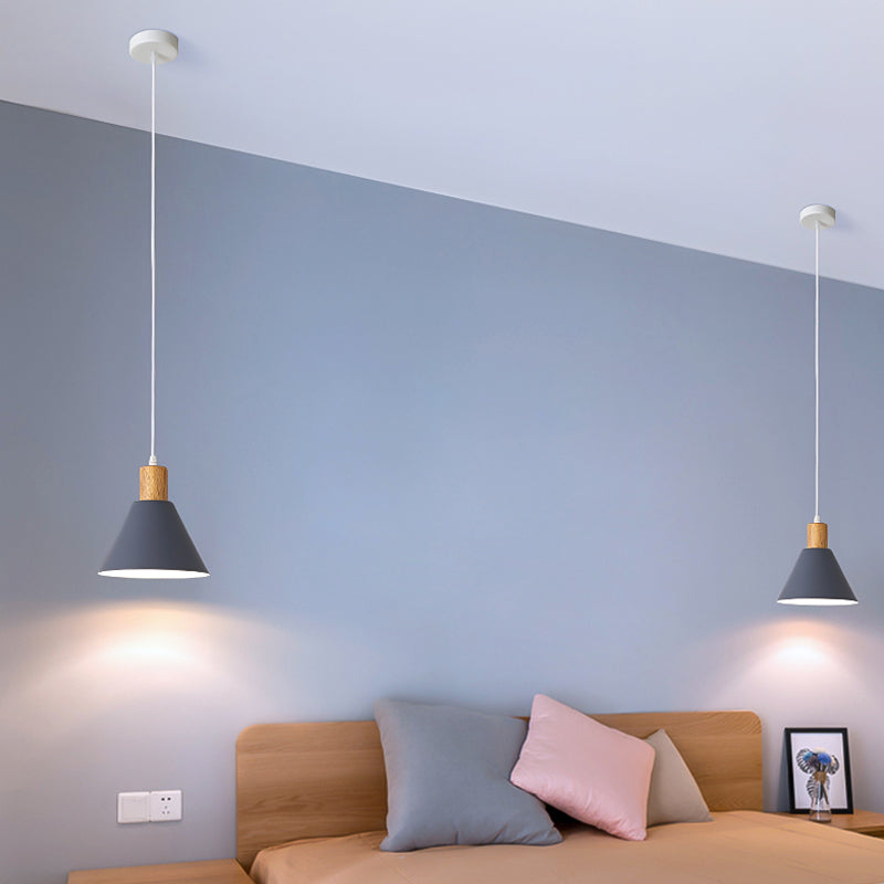 Multi-color Hanging Pendant Lights Contemporary Suspension Pendant for Bedroom