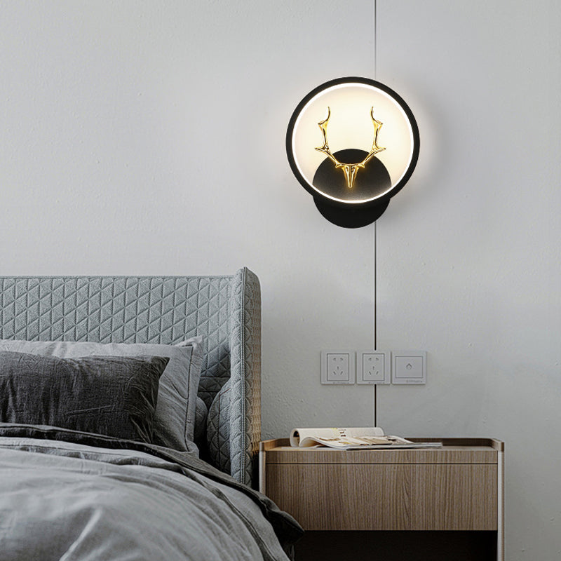 Luz de pared de la sala de estar Minimalismo moderno LED de montaje de pared de asta LED