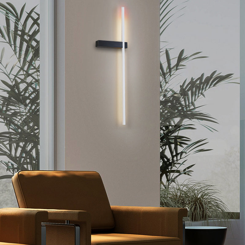 Moderner Stil Linearer Wandleuchte kreative Wandlampenvorrichtungen für Salon Café Shop