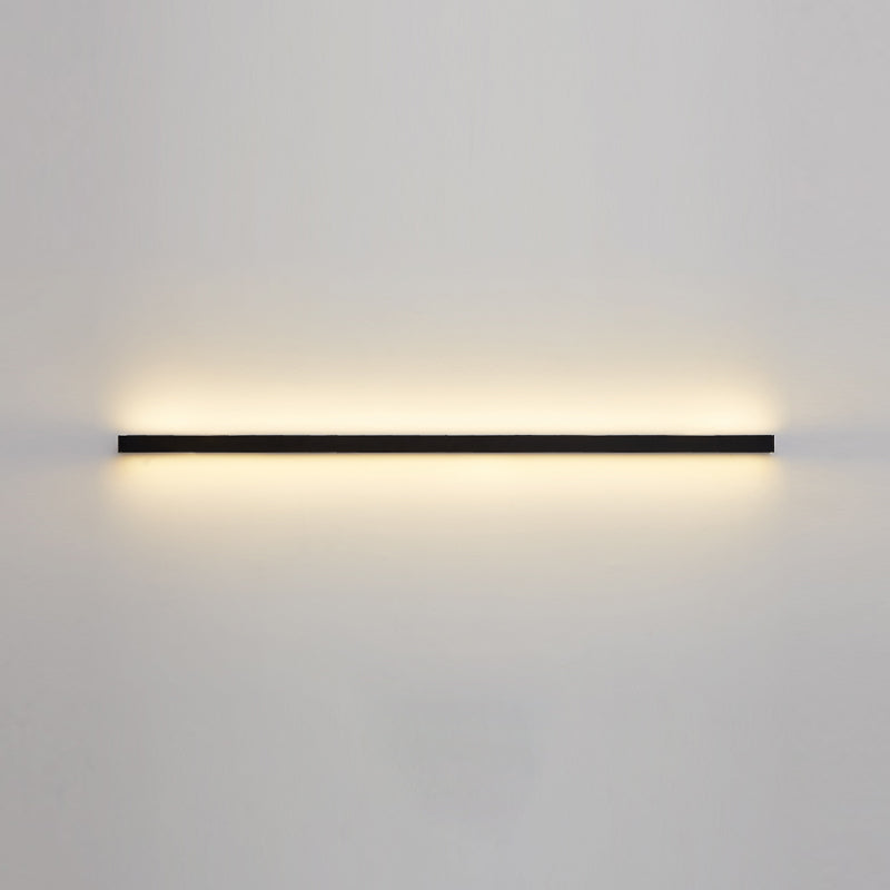 Luz de pared de aplachanidad lineal contemporánea con sombra acrílica para dormitorio