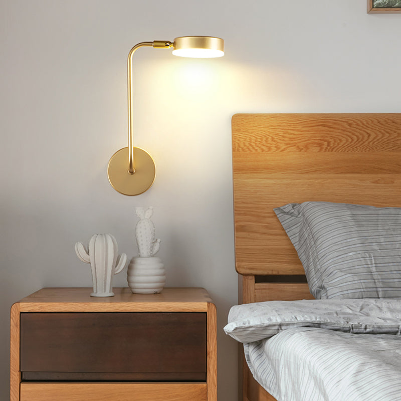 Simple Wall Mounted Lighting Modern Style Metal LED Wall Sconce Lamp
