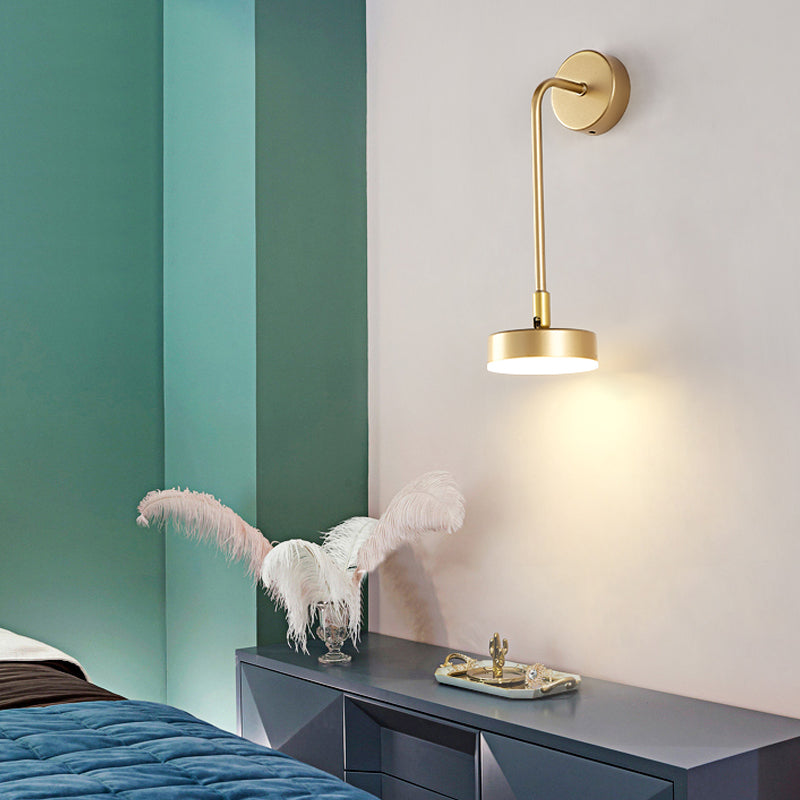 Simple Wall Mounted Lighting Modern Style Metal LED Wall Sconce Lamp