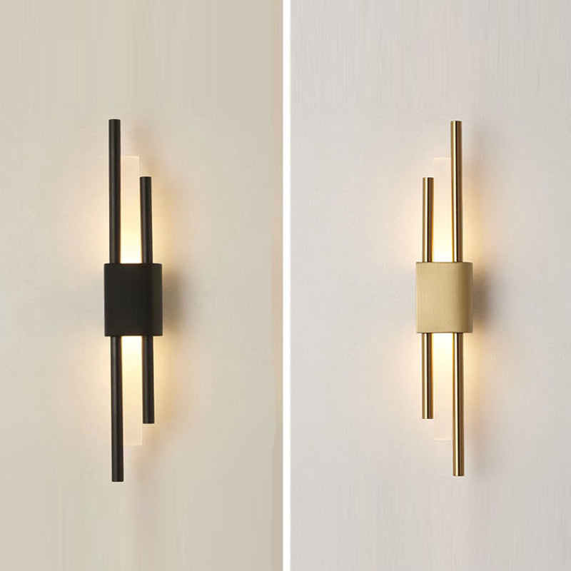Modern Linear Wall Sconce Household Wall Lamp Fixture for Bedroom Sitting Room