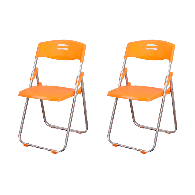Metal Modern Indoor-Outdoor Side Chair Open Back Dining Side Chair