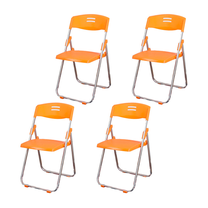 Metal Modern Indoor-Outdoor Side Chair Open Back Dining Side Chair