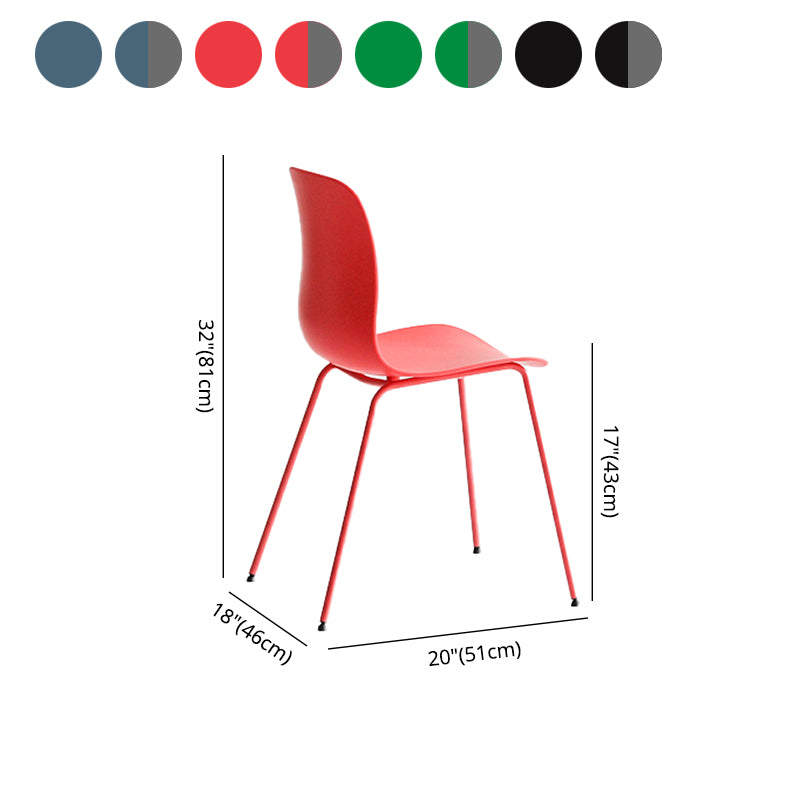 Silla lateral de cafetería industrial, acabado mate, parte trasera sólida, silla de comedor
