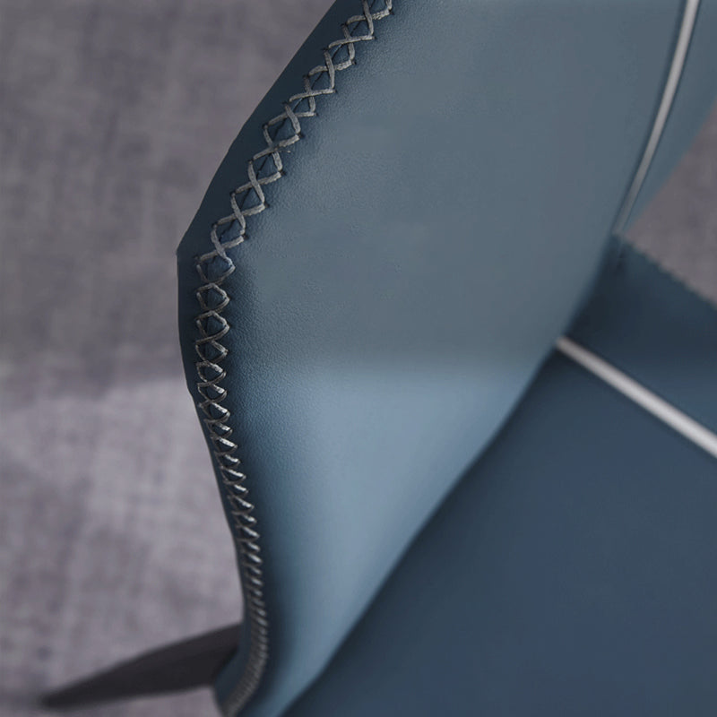 Silla Parsons de comedor de metal contemporáneo sin brazos para uso en restaurantes (juego de 2)